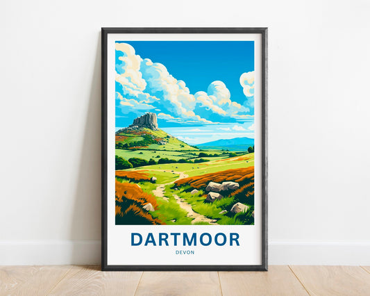 Dartmoor Travel Poster