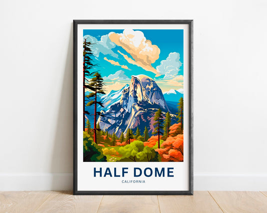 Half Dome Travel Poster