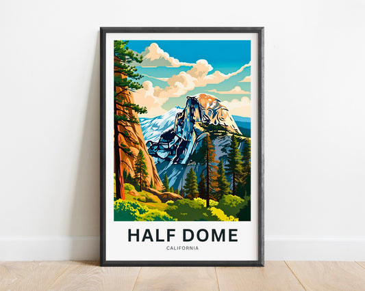 Half Dome Travel Poster