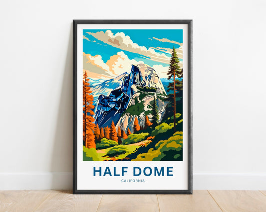 Half Dome Travel Poster