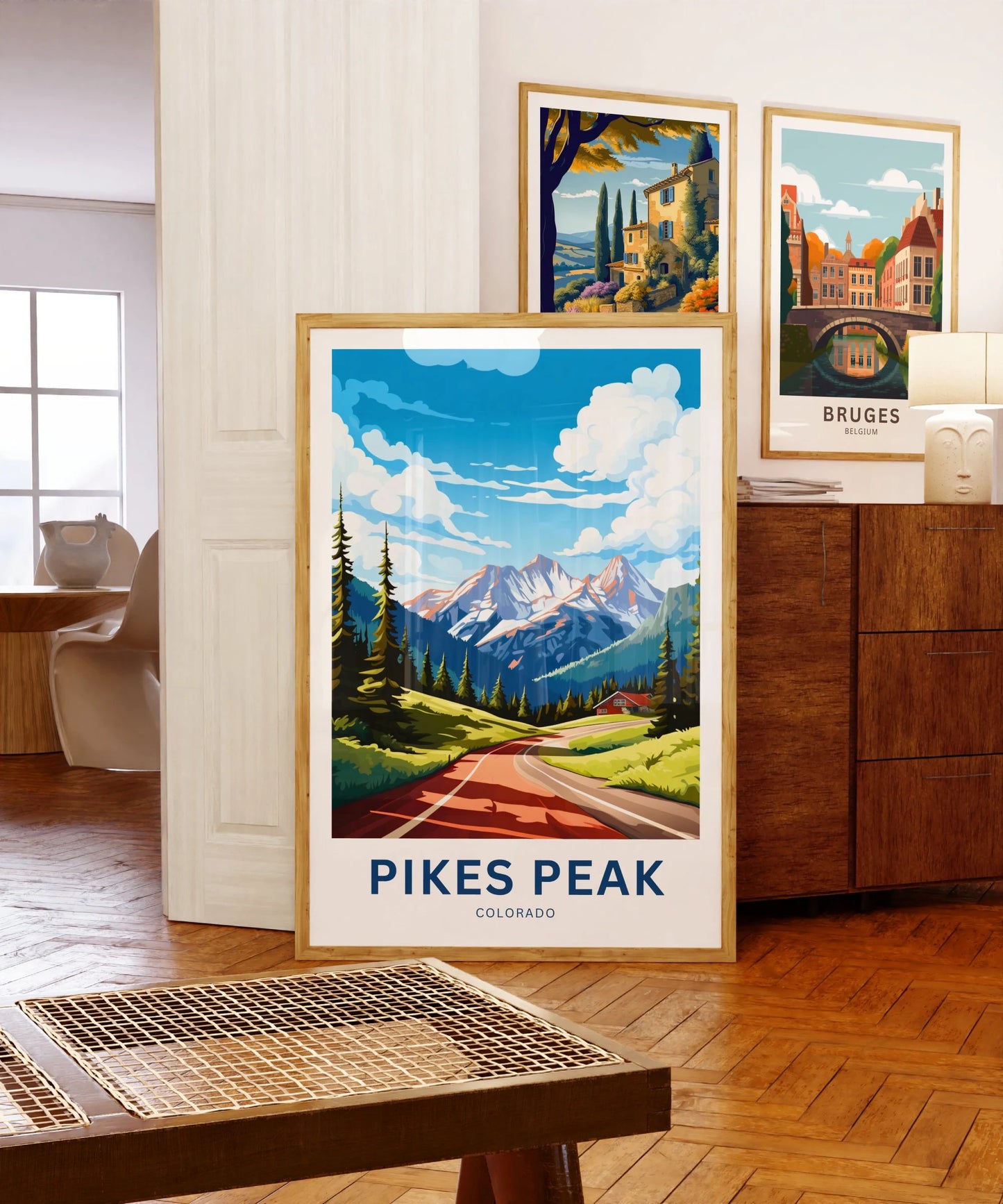 Pikes Peak Travel Poster