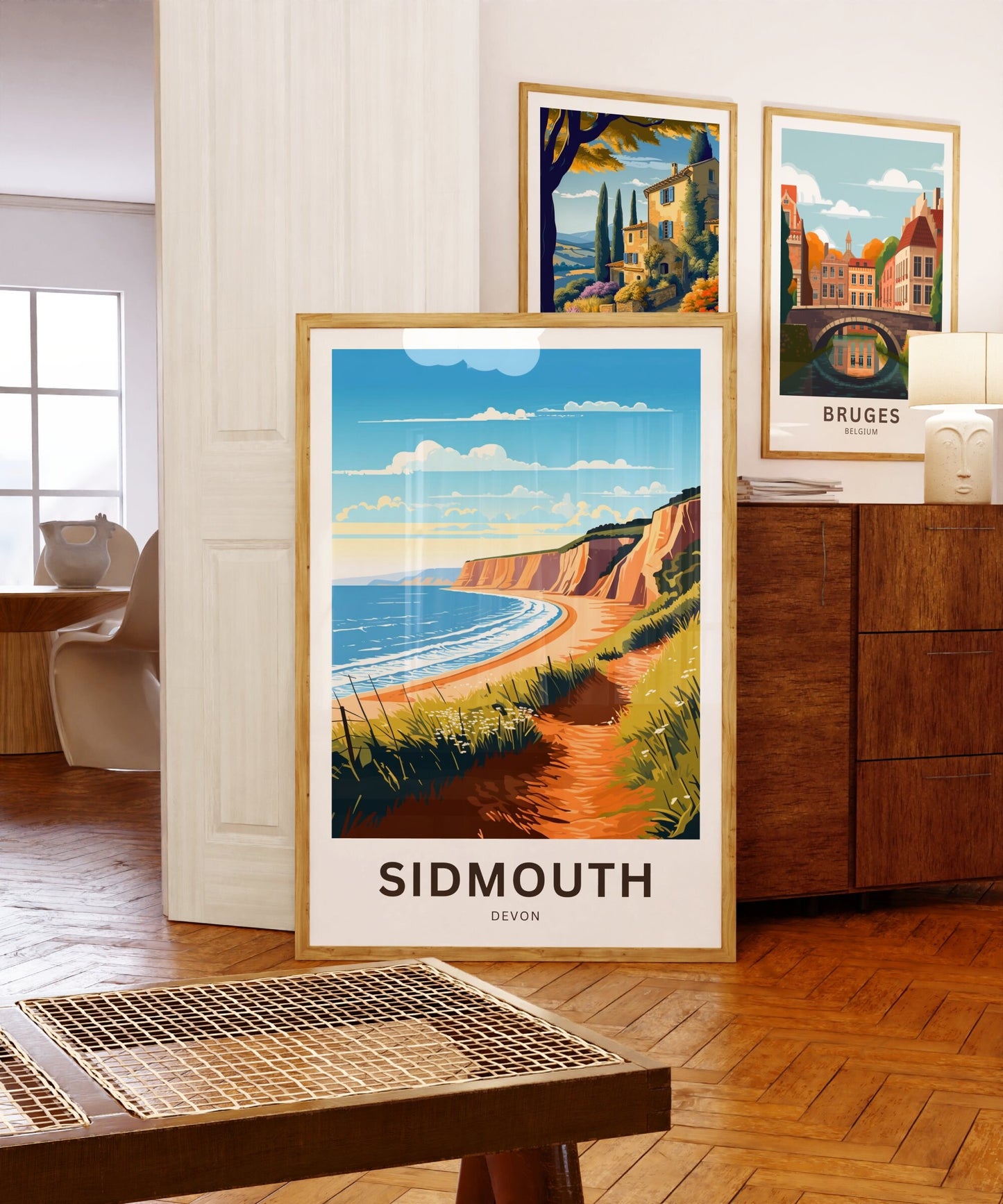 Sidmouth Travel Poster