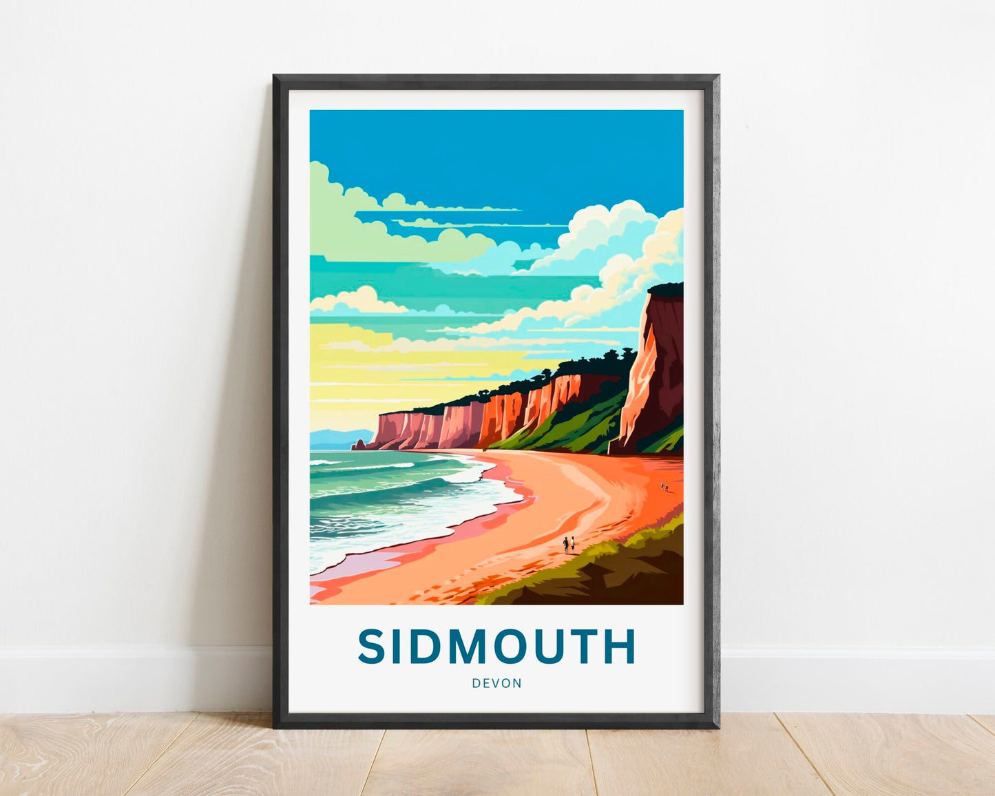 Sidmouth Travel Poster