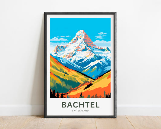 Bachtel Travel Poster