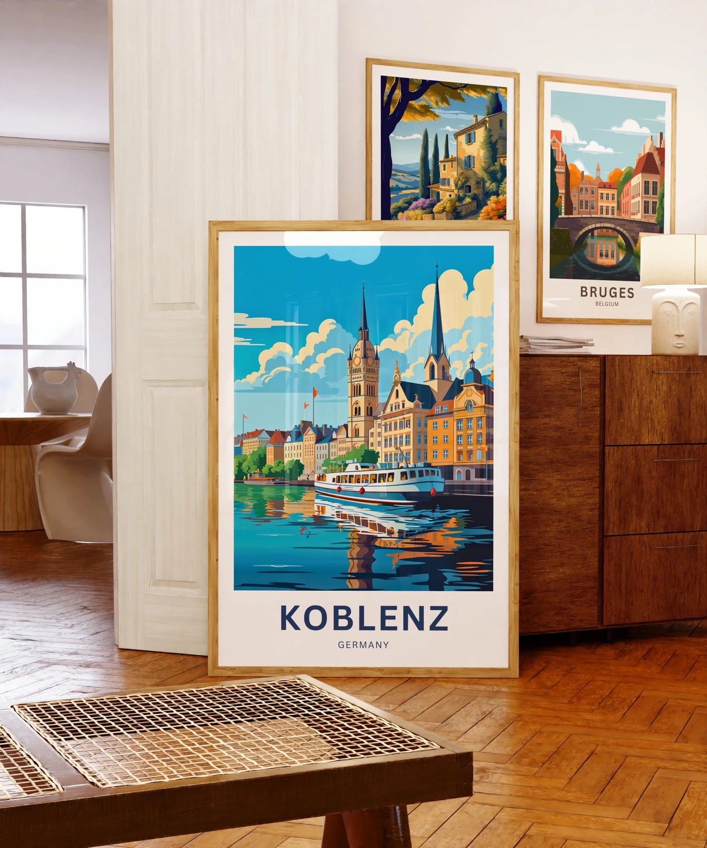 Koblenz Travel Poster