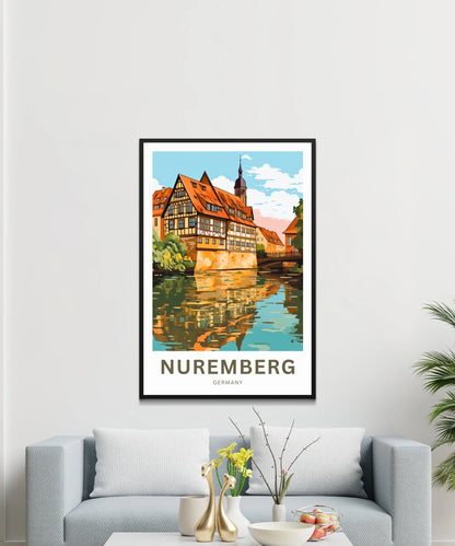 Nuremberg  Travel Poster