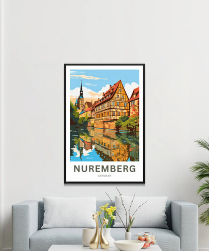 Nuremberg  Travel Poster