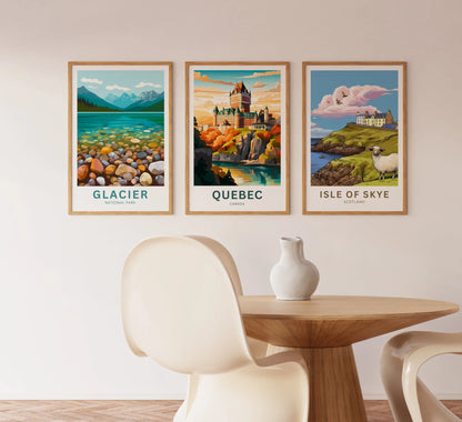 Quebec Travel Poster