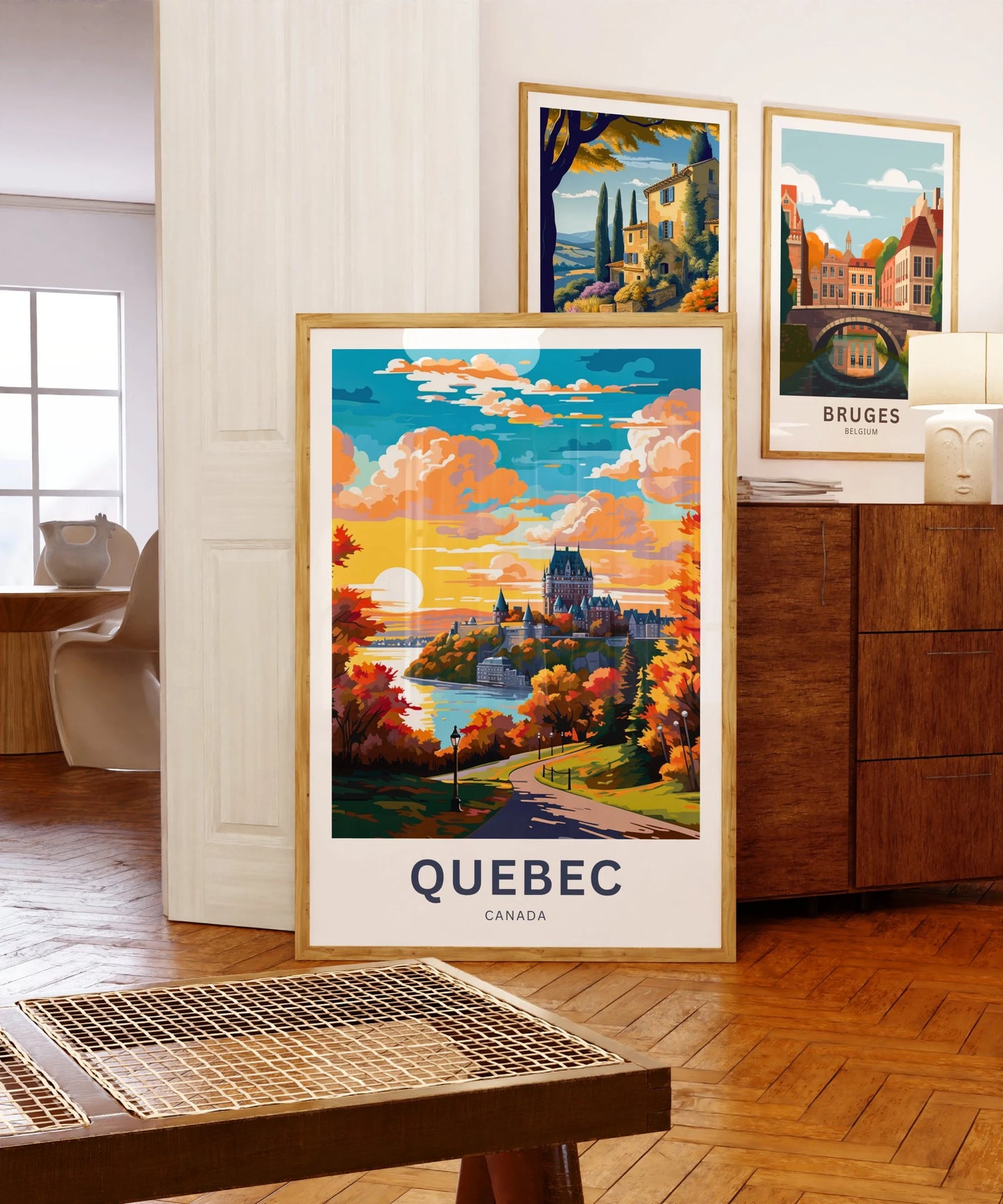 Quebec Travel Poster