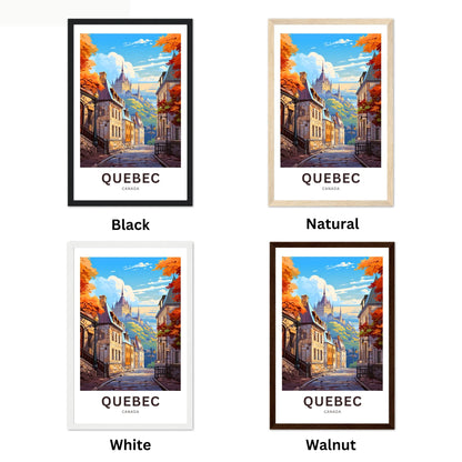 Quebec Travel Poster