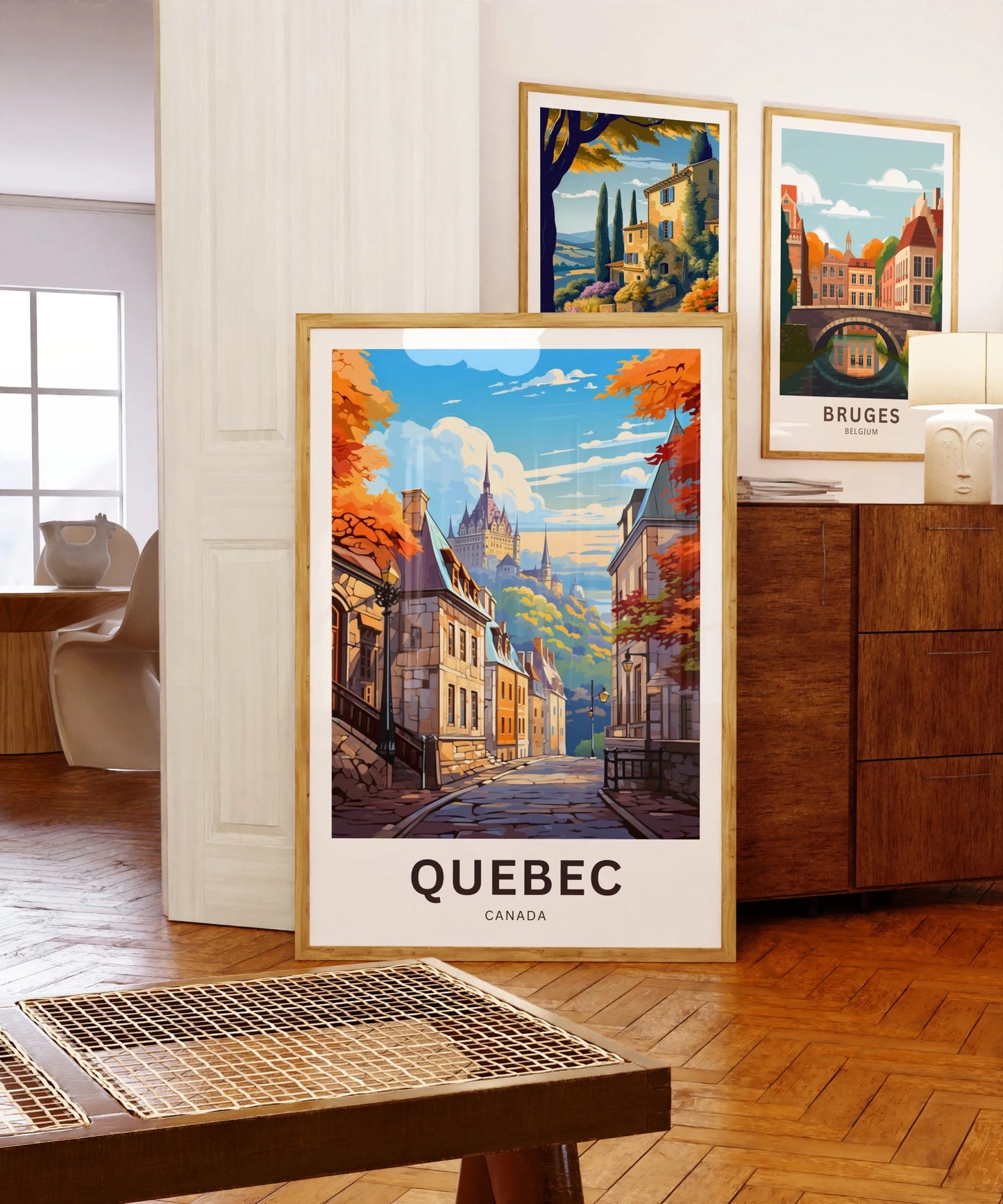 Quebec Travel Poster