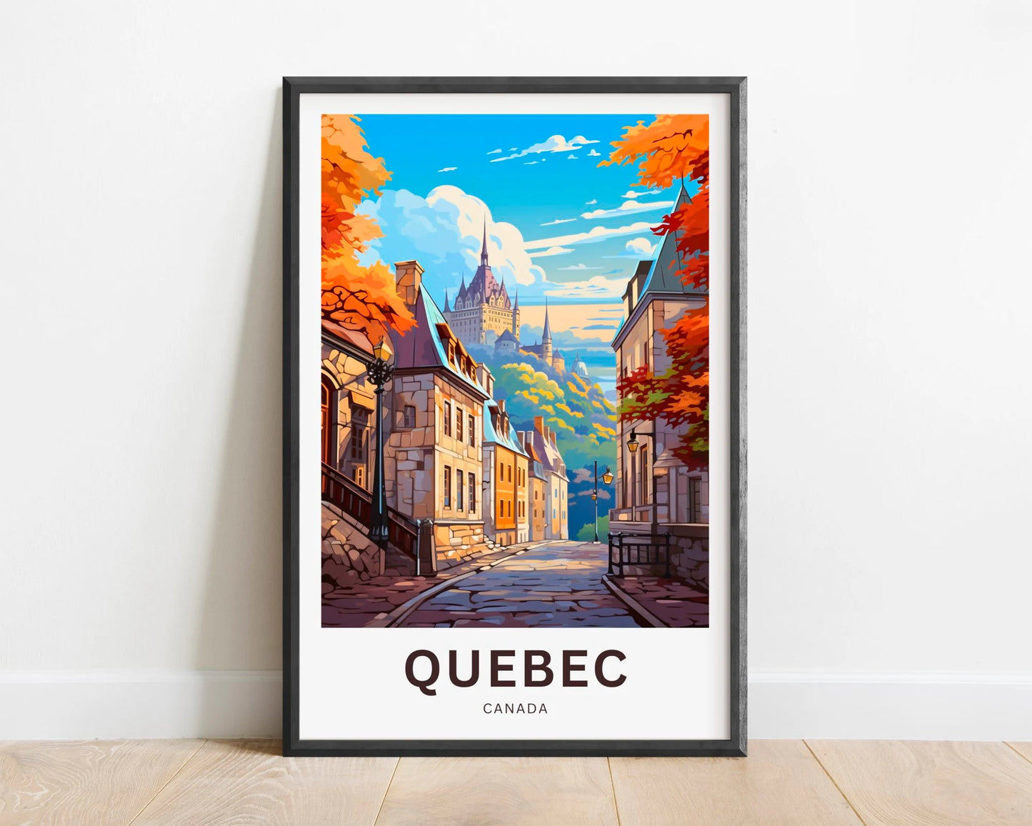 Quebec Travel Poster