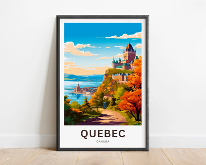 Quebec Travel Poster