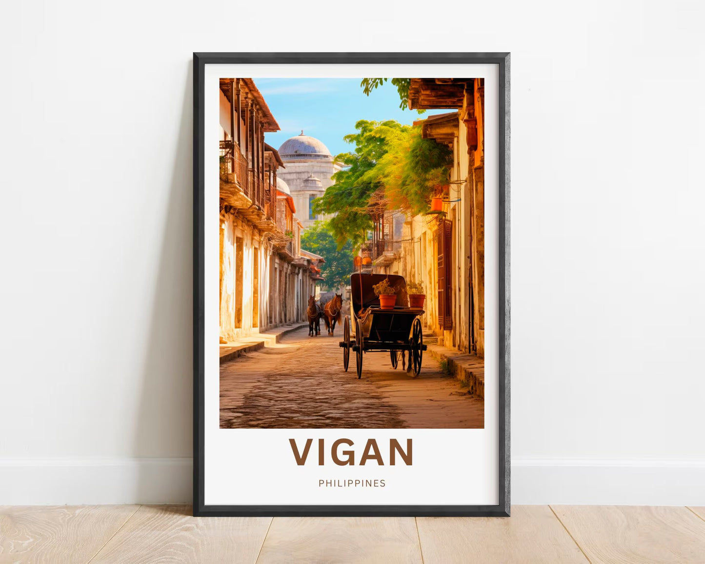 Vigan Travel Poster