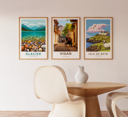 Vigan Travel Poster