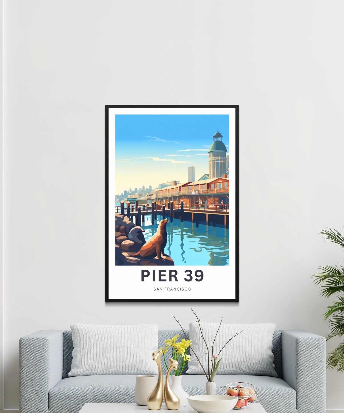 Pier 39 Travel Poster