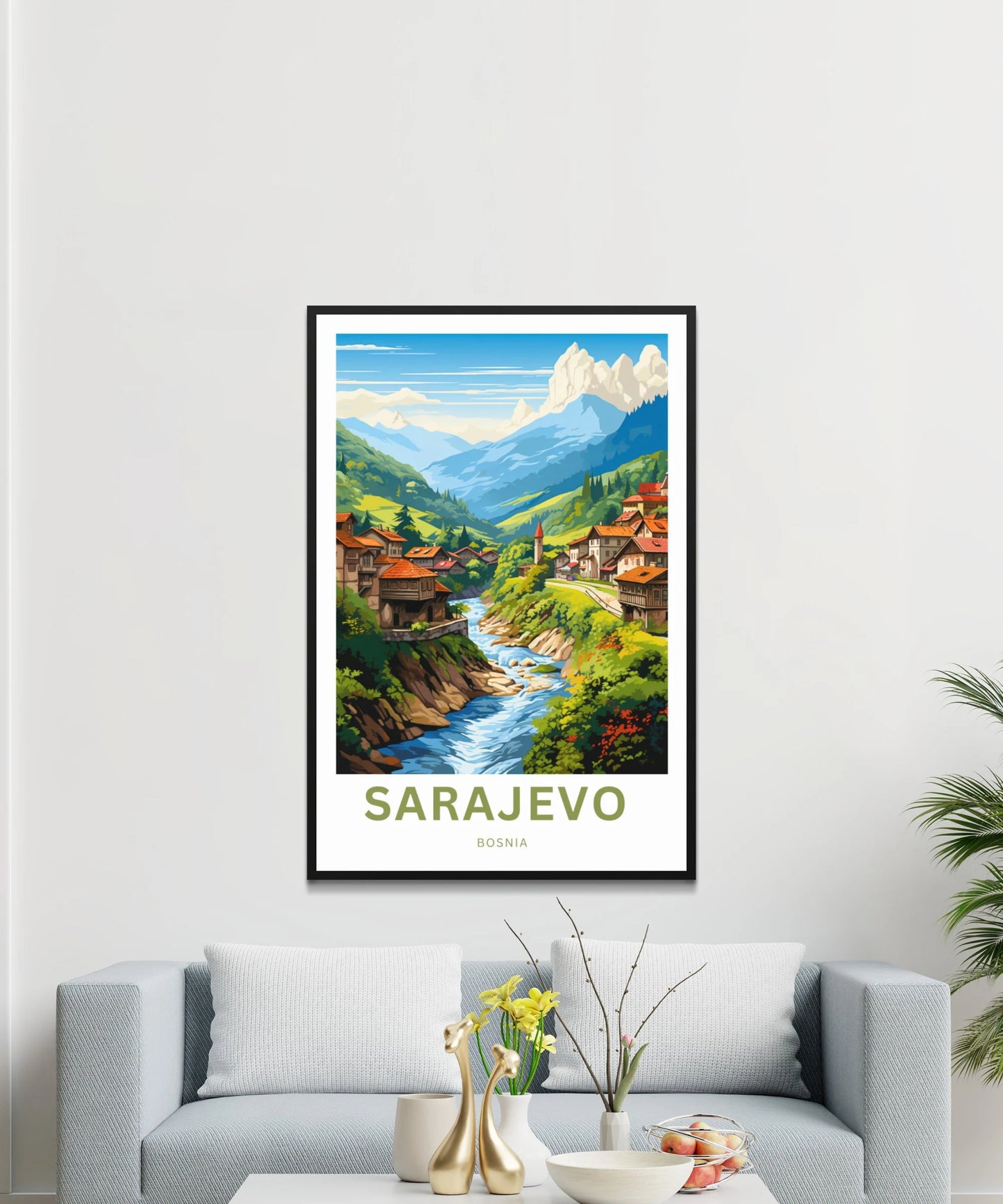 Saravejo Travel Poster