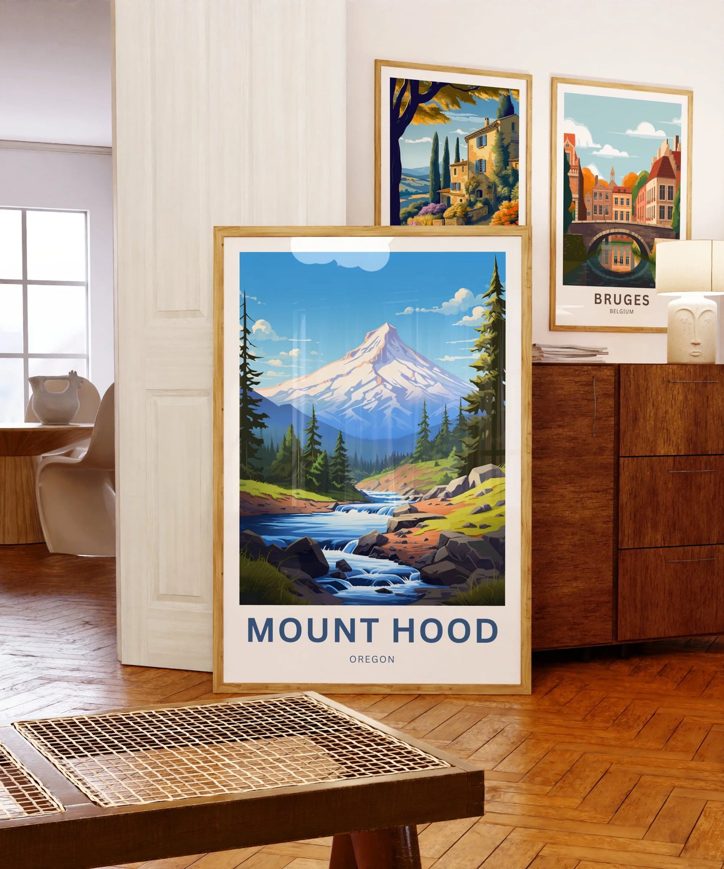 Mount Hood Travel Poster