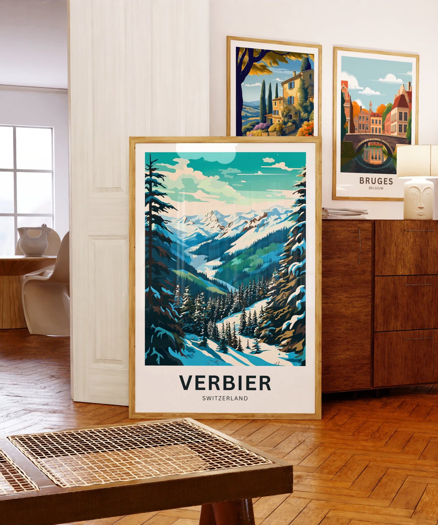 Verbier Travel Poster