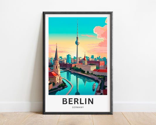 Berlin Travel Poster