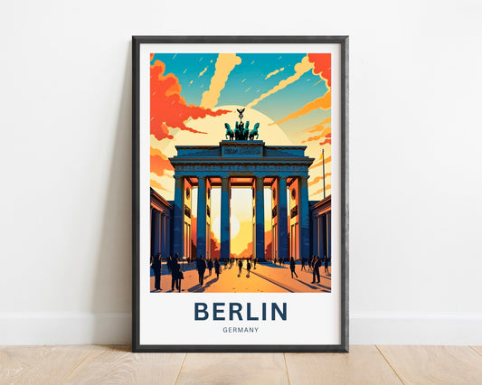 Berlin Travel Poster