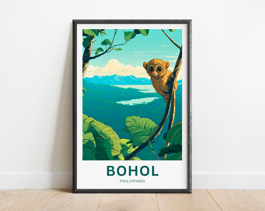 Bohol Travel Poster