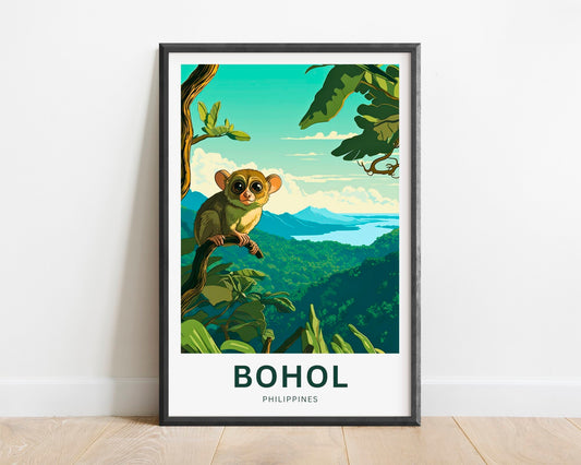 Bohol Travel Poster