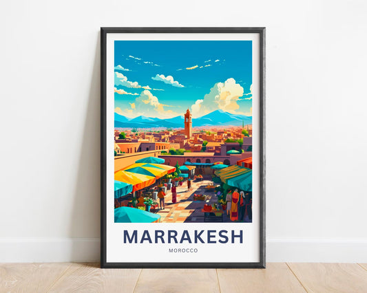 Marrakesh Travel Poster