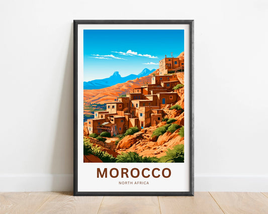 Morocco Travel Poster