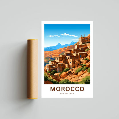 Morocco Travel Poster