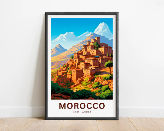 Morocco Travel Poster