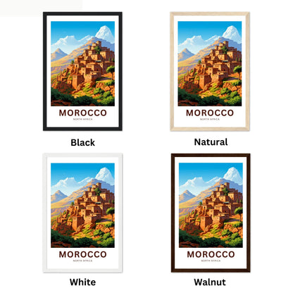 Morocco Travel Poster