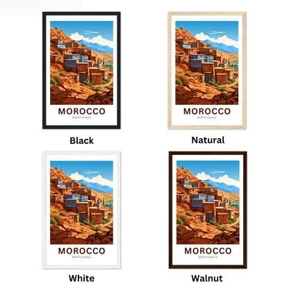 Morocco Travel Poster