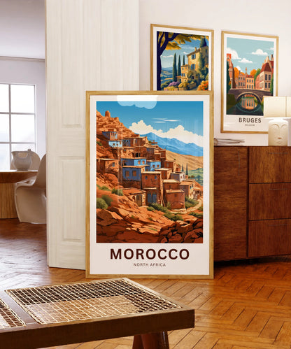 Morocco Travel Poster