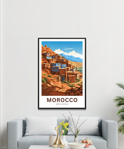 Morocco Travel Poster