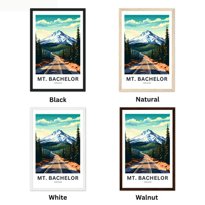 Mount Bachelor Travel Poster