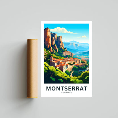 Montserrat Travel Poster