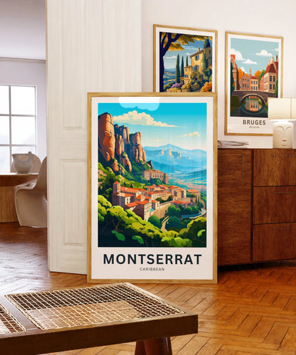 Montserrat Travel Poster