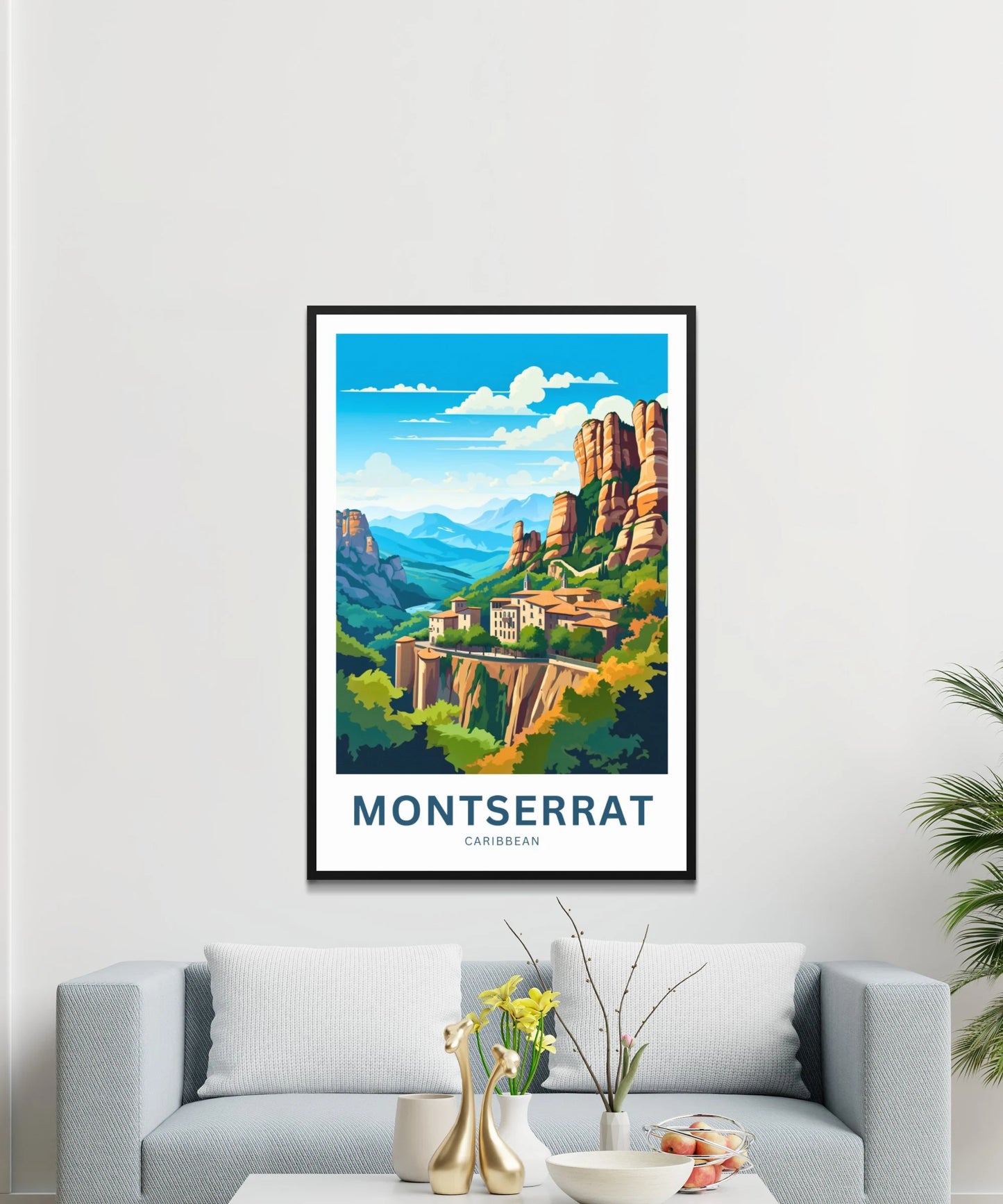 Montserrat Travel Poster