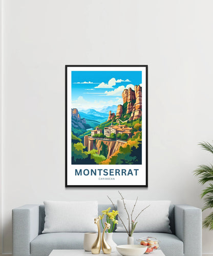 Montserrat Travel Poster