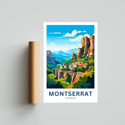 Montserrat Travel Poster