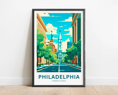 Philadelphia Travel Poster