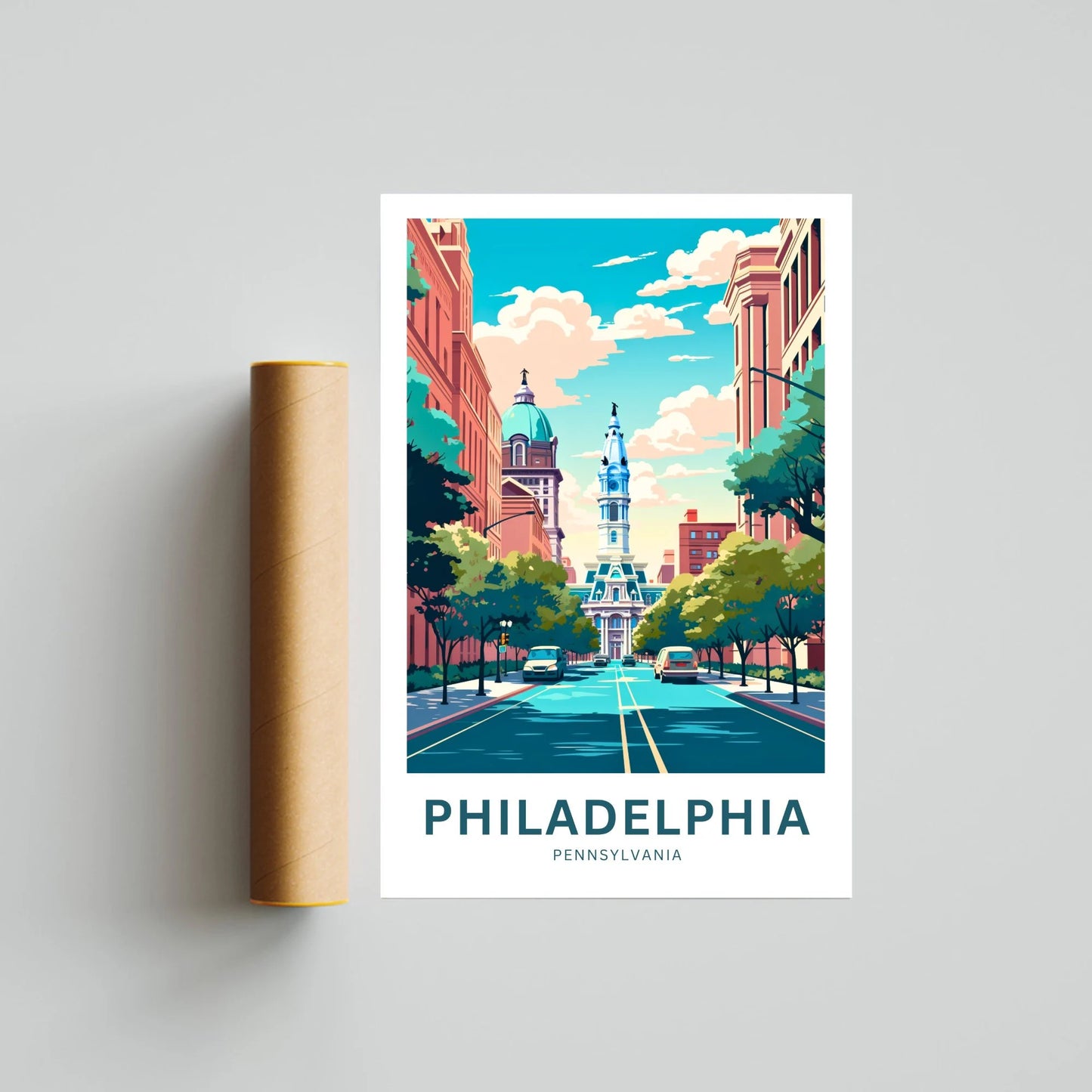 Philadelphia Travel Poster