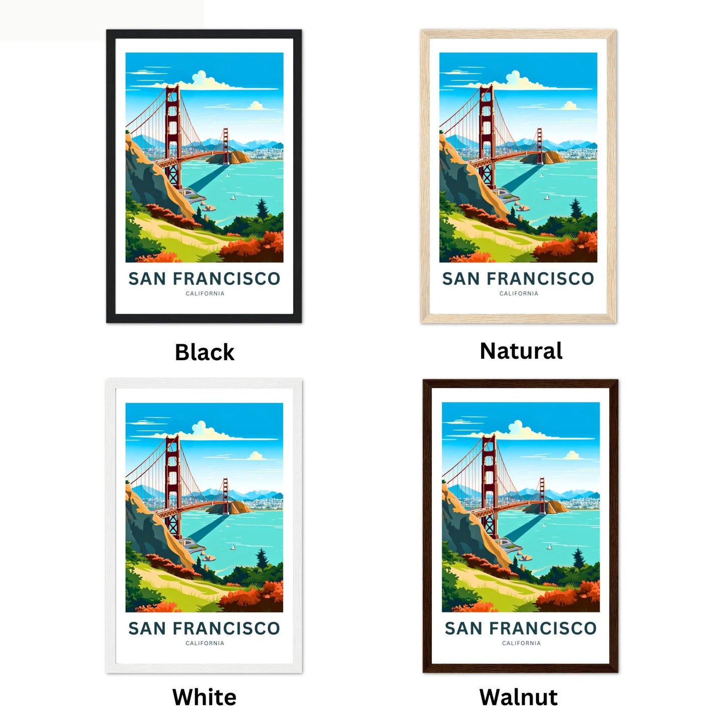 San Francisco Travel Poster