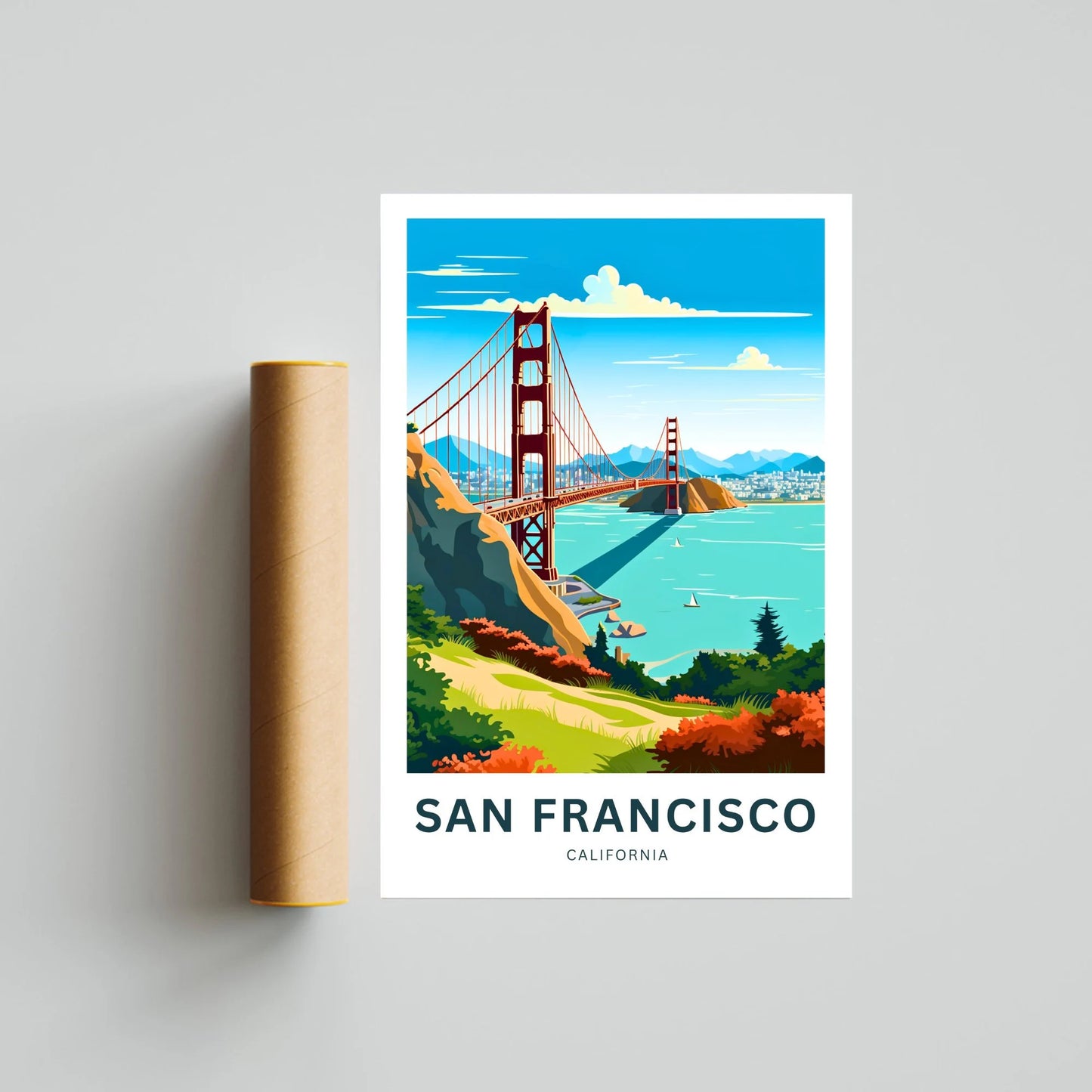 San Francisco Travel Poster