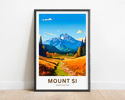 Mount Si Travel Poster