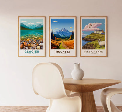 Mount Si Travel Poster