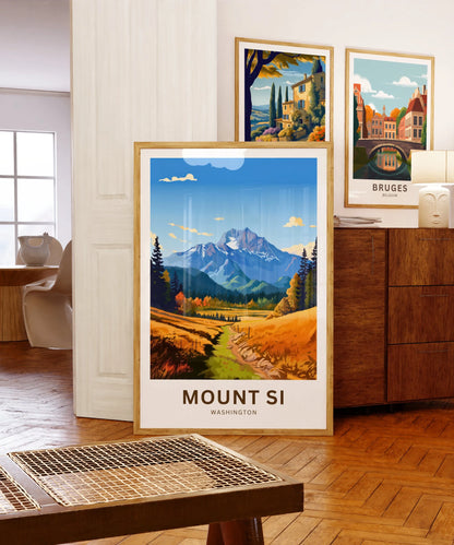 Mount Si Travel Poster