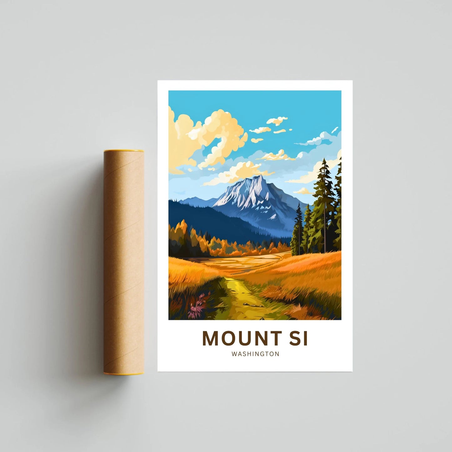 Mount Si Travel Poster