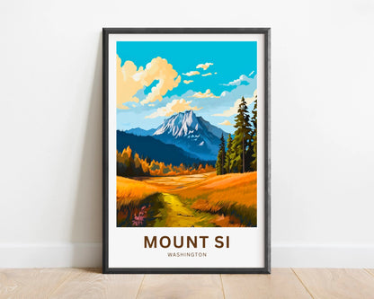 Mount Si Travel Poster